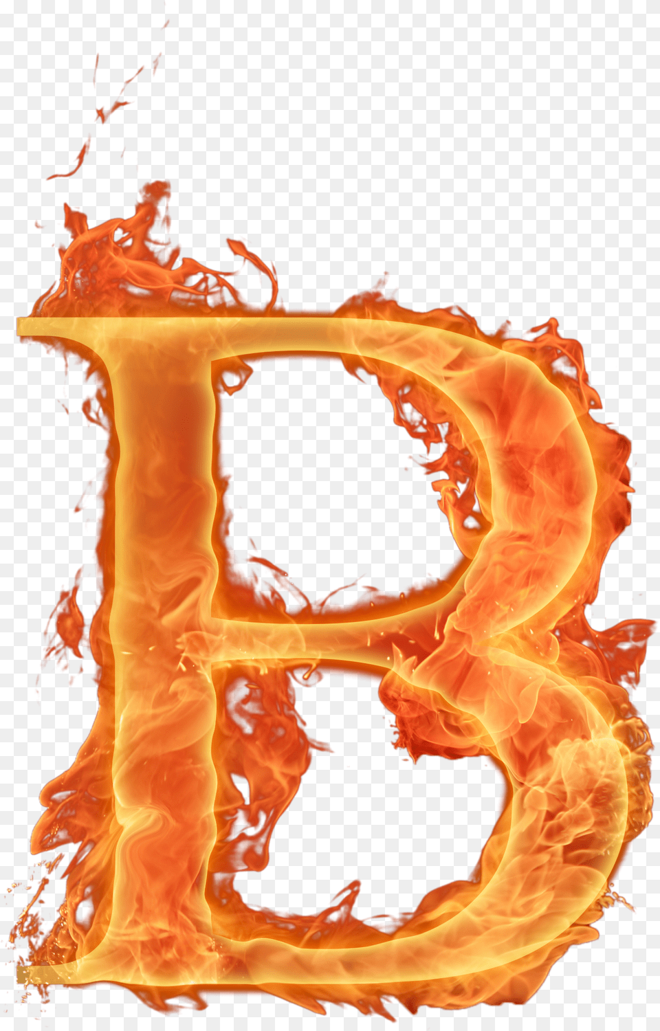 Photoshop Cs6cc Efecto Luminoso En Texto Transparent Background Letter B, Flame, Fire, Wedding, Person Png Image