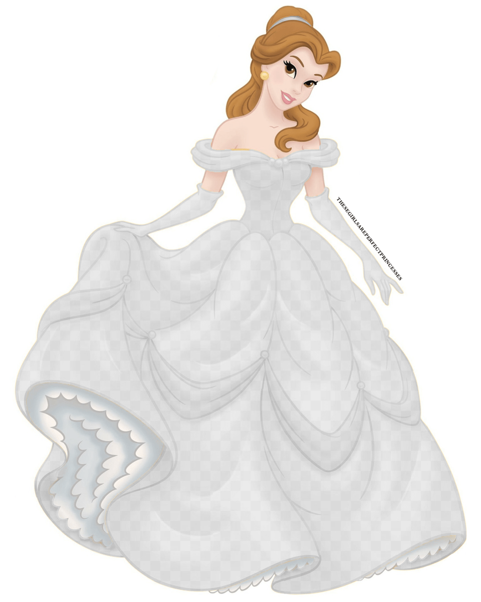 Photoshop Frame Belle Princess Dress Cartoon, Formal Wear, Clothing, Fashion, Gown Png Image