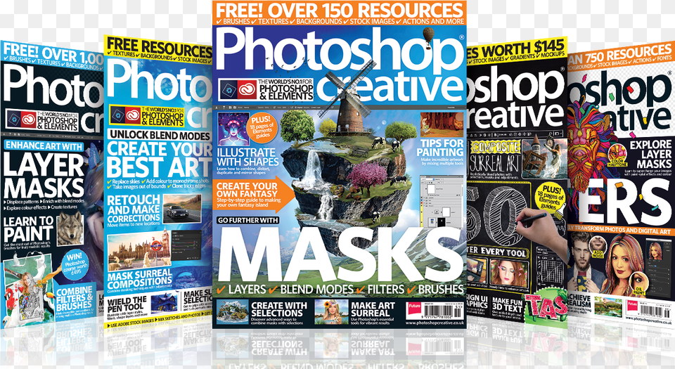 Photoshop Graphic Poster Creative Subscribe Magazine Photoshop Creative Magazine 2017, Publication, Person, Tabloid, Face Free Png Download