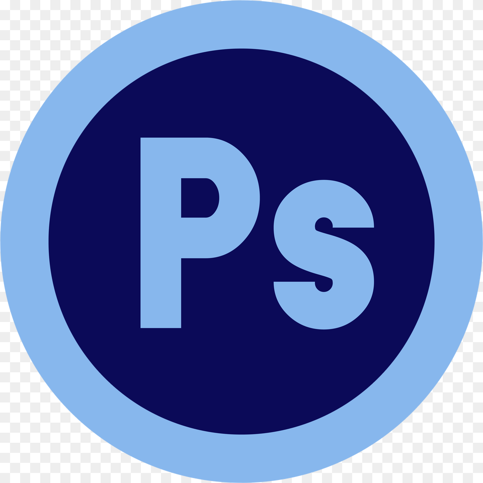 Photoshop Logo Portrait Of A Man, Number, Symbol, Text, Disk Png