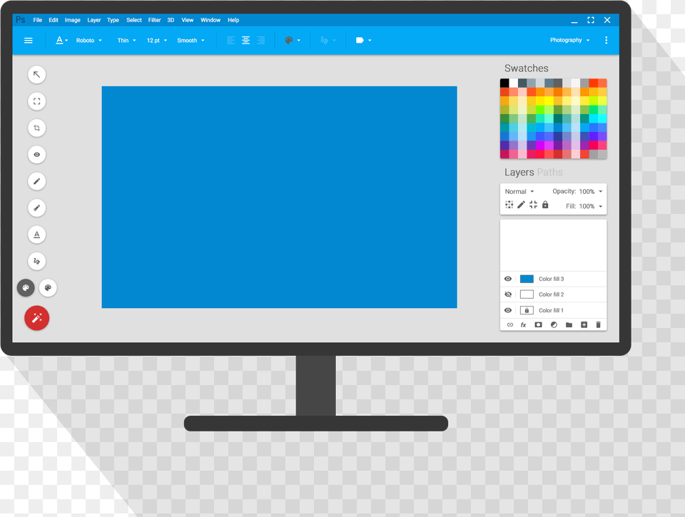 Photoshop Material Design Concept Portable Network Graphics, Computer Hardware, Electronics, Hardware, Monitor Png Image