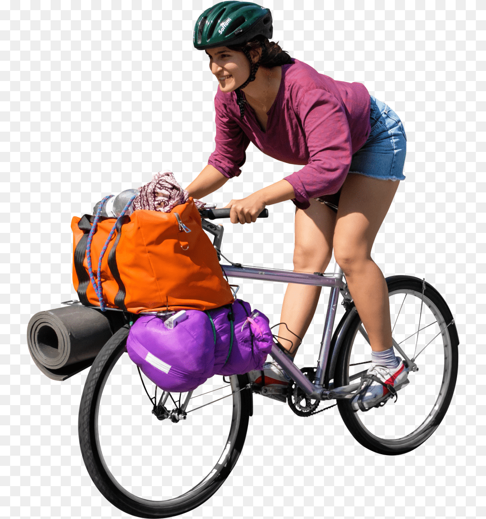 Photoshop People Biker Cutout, Shorts, Clothing, Woman, Vehicle Free Png