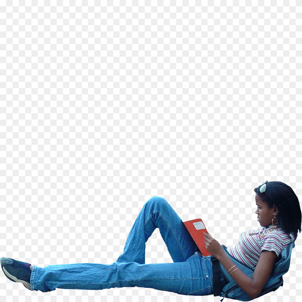 Photoshop People Sitting Cut Out For Free, Clothing, Reading, Person, Pants Png Image