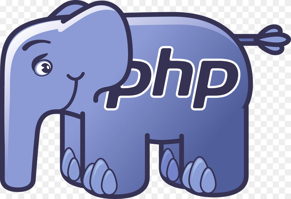 Php Elephant Logo Svg, Animal, Mammal, Wildlife Png Image