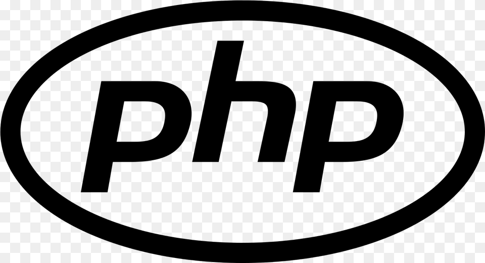Php Icon White, Gray Free Transparent Png