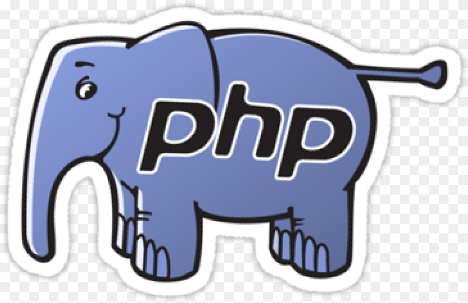 Php Logo Programmer Computer Software Elephant Php Logo, Animal, Wildlife, Mammal, Baby Free Png Download