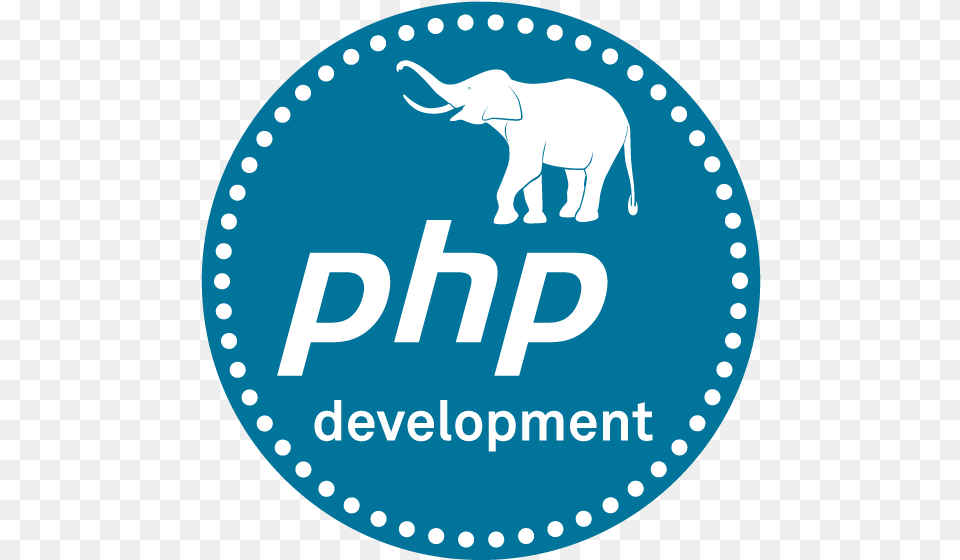 Php Use Logo Circular De Php, Animal, Elephant, Mammal, Wildlife Free Png Download