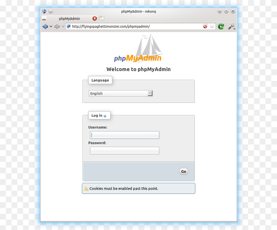 Phpmyadmin Working Phpmyadmin, File, Webpage, Page, Text Png