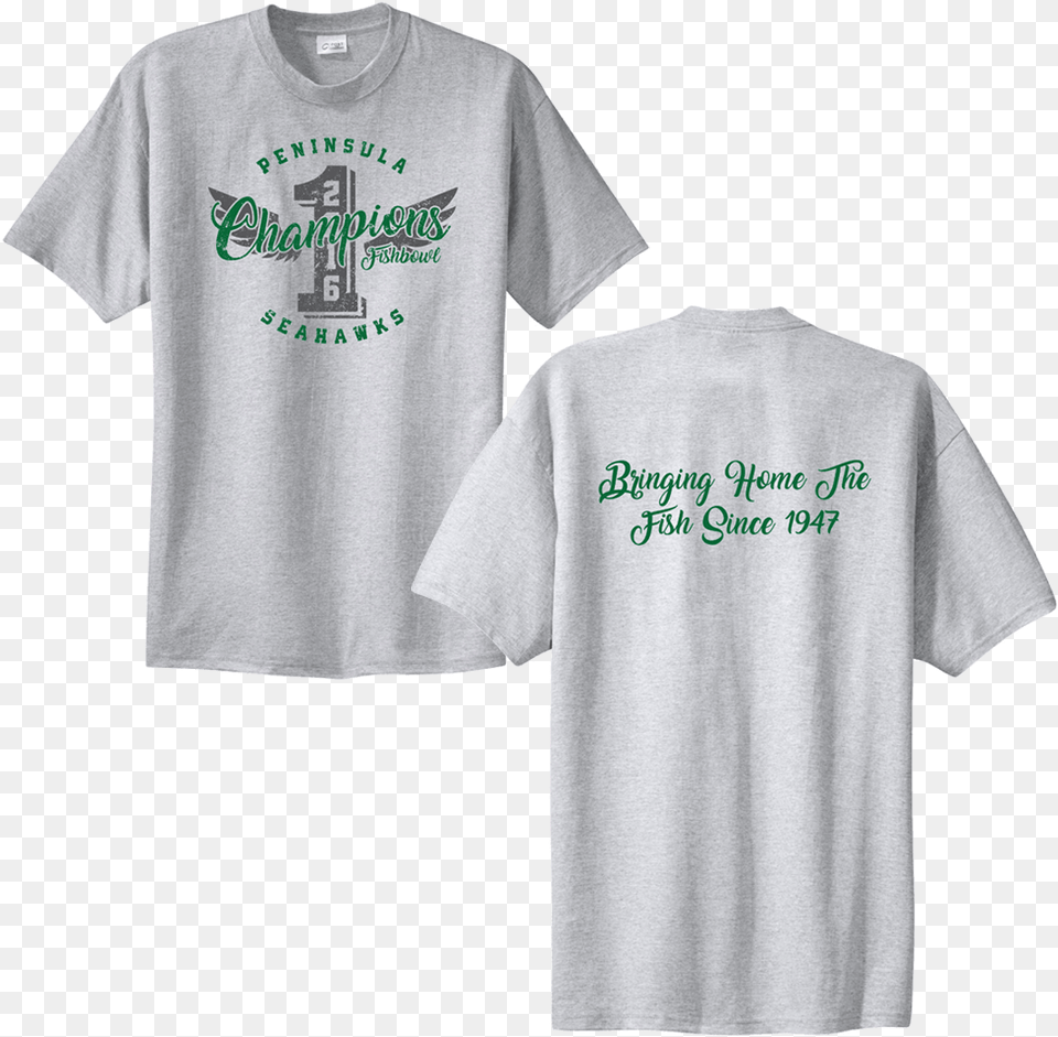 Phs Seahawks Fishbowl Champions T Shirt Heather T Shirt, Clothing, T-shirt Png