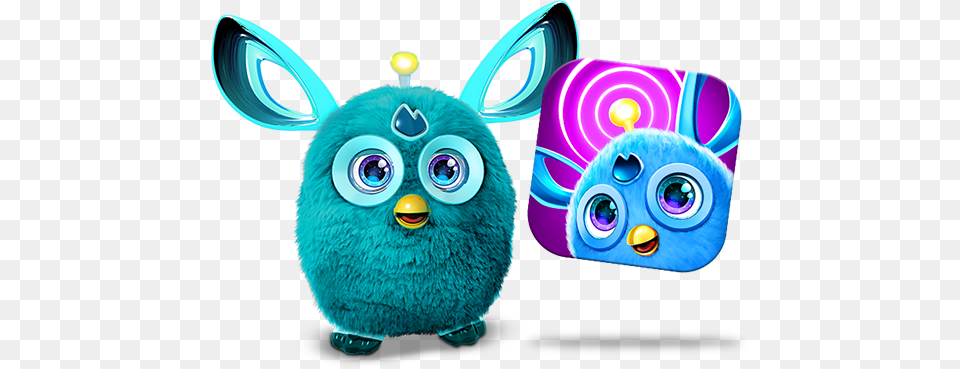 Phygital Play Furby Connect Teal Hasbro, Art, Graphics, Disk Free Png Download