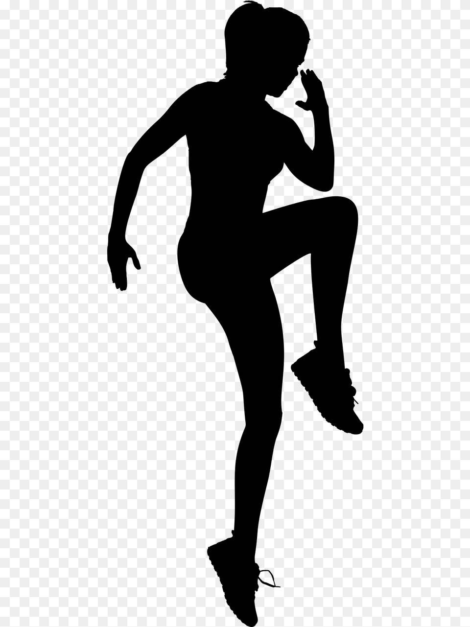 Physical Fitness Exercise Fitness Centre Silhouette Exercise Silhouette, Gray Png