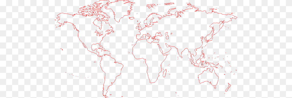 Physical Map Of World Blank, Chart, Plot, Atlas, Diagram Png Image