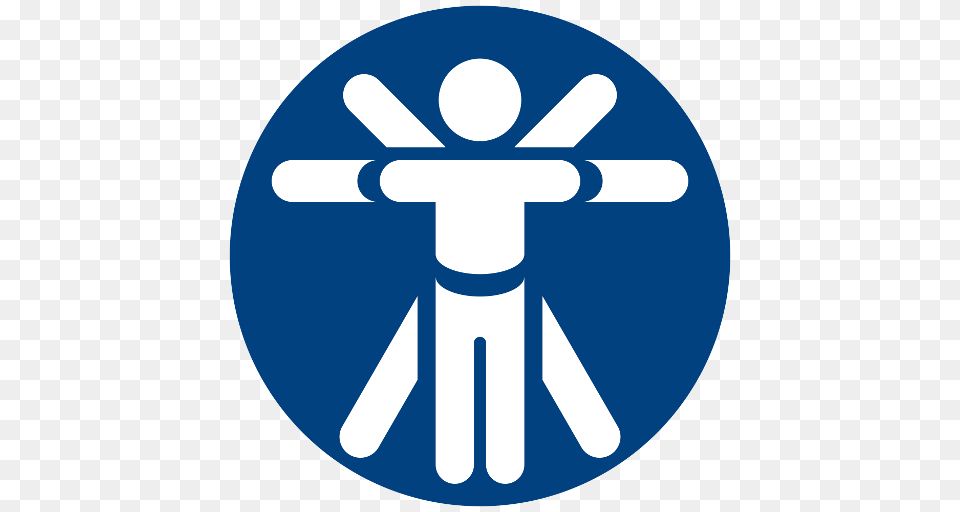 Physical Therapy Symbol Clip Art, Sign, Disk, Road Sign Free Png