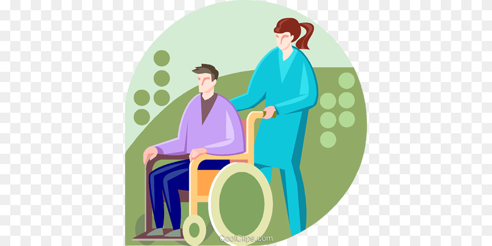 Physically Disabled Man In A Wheelchair Royalty Clipart Disabile, Adult, Person, Patient, Male Free Png Download