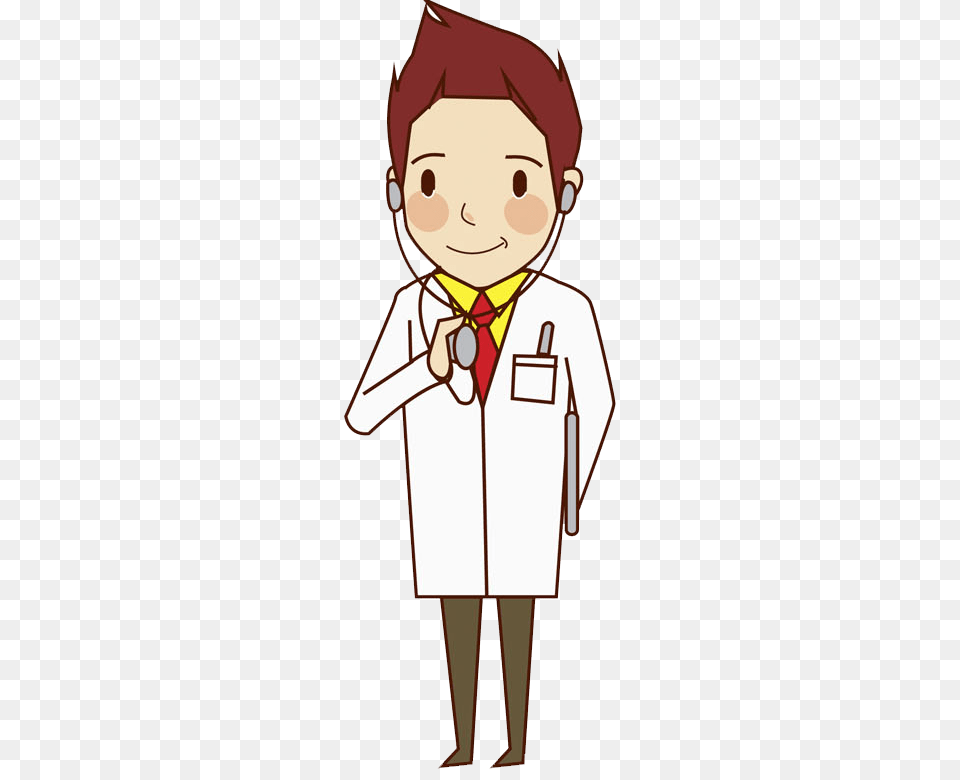 Physician Cartoon Clip Art, Clothing, Coat, Lab Coat, Person Free Transparent Png