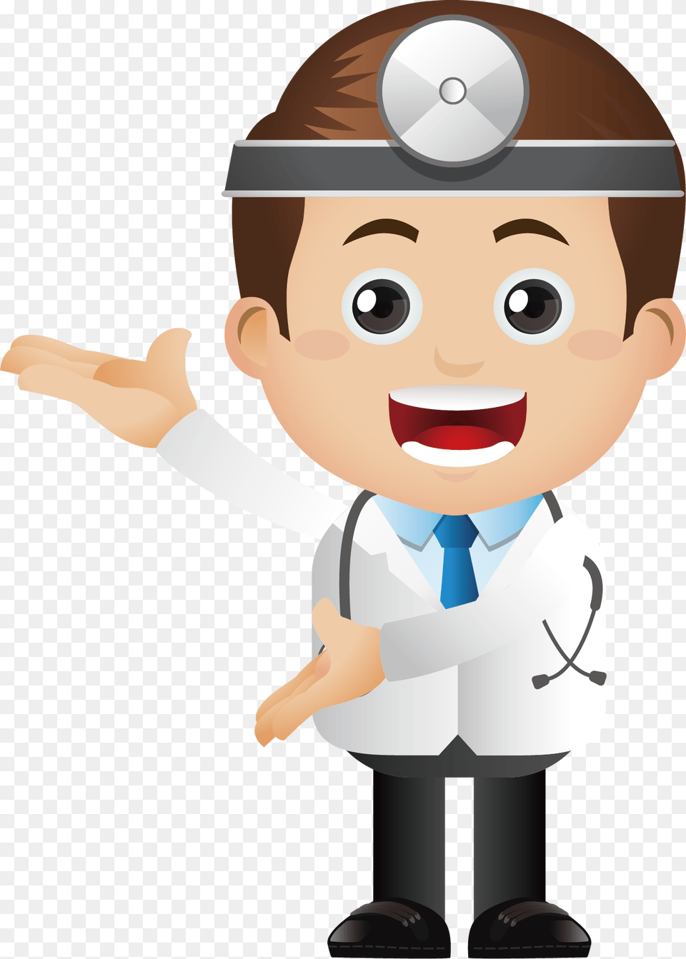 Physician Head Doctor Cartoon Icon Frame Clipart Doctor Cartoon, Clothing, Coat, Lab Coat, Baby Free Png