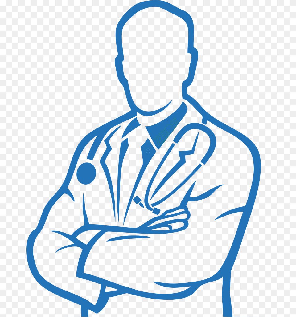 Physician Of Symbol As Vector Caduceus Doctors Clipart Logo Doctor Vector, Clothing, Coat, Lab Coat, Adult Free Transparent Png