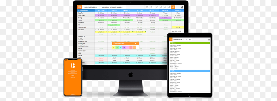 Physician Scheduling Software Lightning Bolt Solutions Lightning Bolt Scheduling, Computer Hardware, Electronics, Hardware, Monitor Png Image