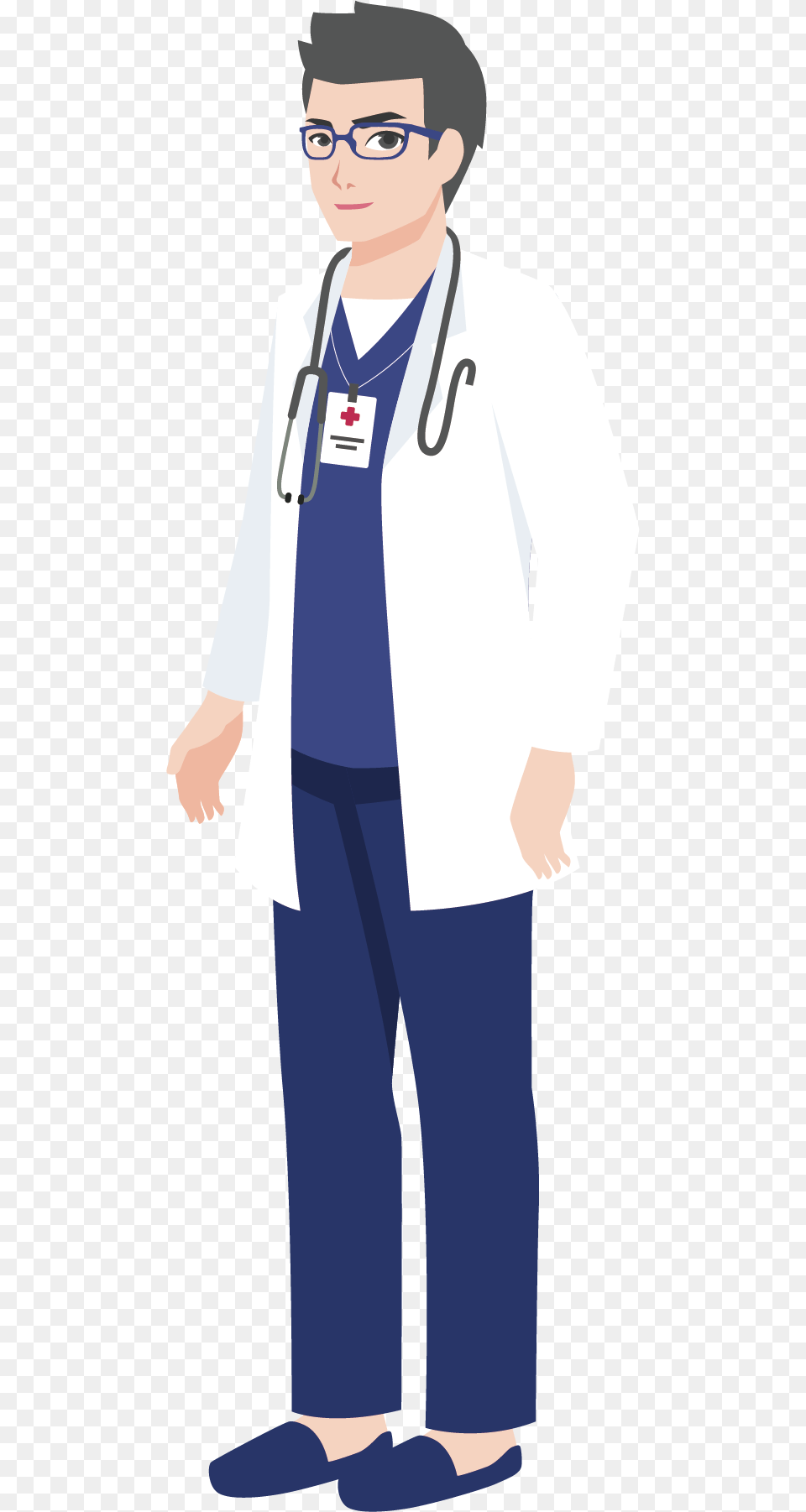 Physician University Cartoon Illustration Doctor Doctor Anime Clipart, Clothing, Coat, Lab Coat, Teen Free Transparent Png