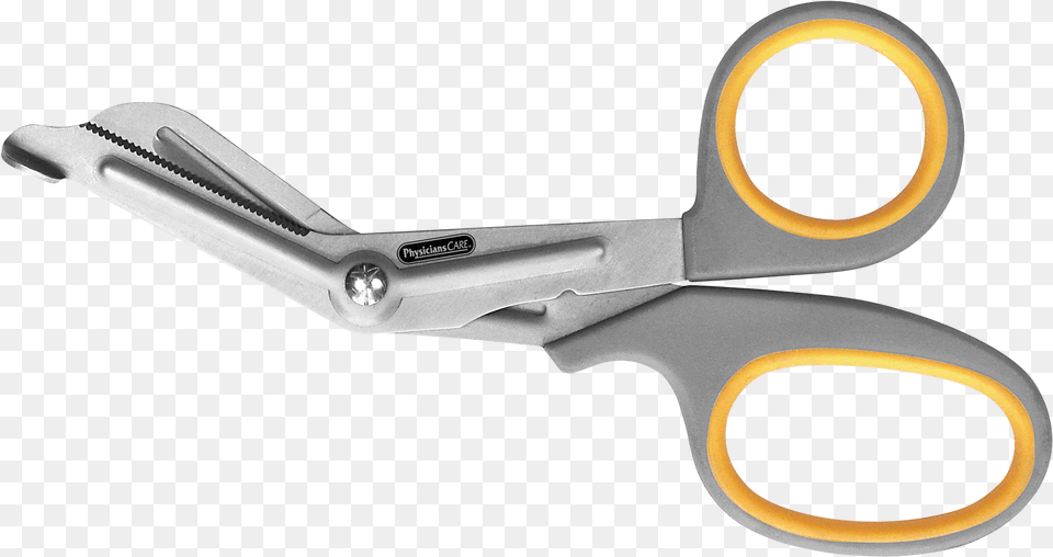 Physicianscare First Aid Titanium Bonded Bandage Shears Clauss Titanium Bonded Kitchen Snips, Scissors, Blade, Weapon Png Image