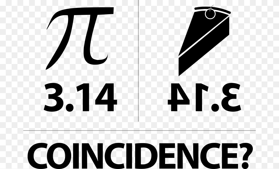 Pi Coincidence Coincidence Clipart, Gray Free Png