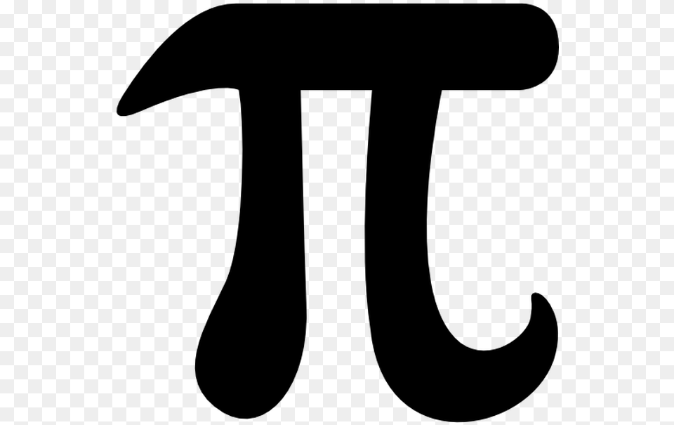Pi Day Mathematics Mathematical Constant Background Pi Symbol, Gray Free Png Download