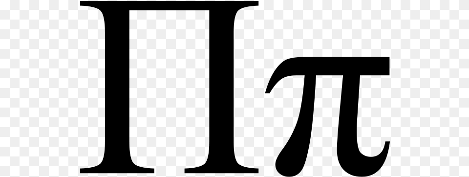 Pi Greek Letter, Gray Free Png