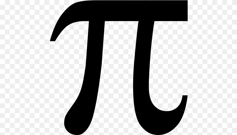 Pi Symbol, Gray Free Transparent Png