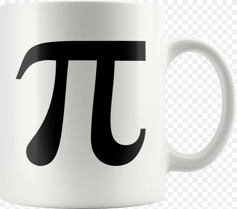 Pi Symbol Coffee Mug Pi, Cup, Beverage, Coffee Cup Free Png Download