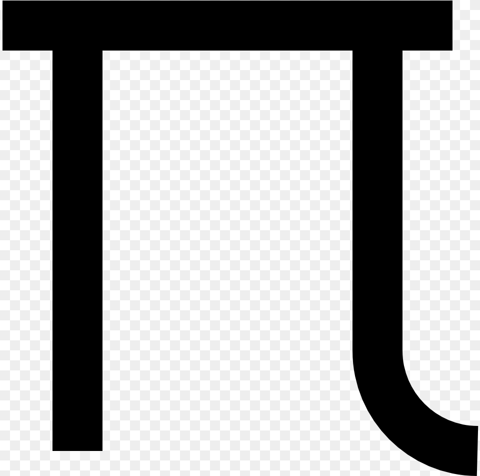 Pi Symbol Transparent Image Pi, Gray Png