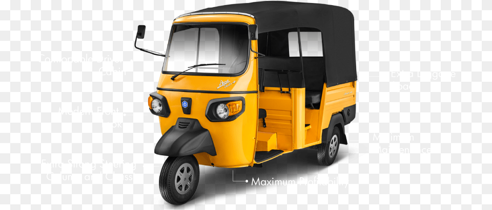Piaggio Ape Three Wheel 2019, Moving Van, Transportation, Van, Vehicle Free Png Download