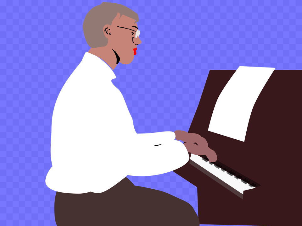 Pianist Clipart Illustration, Male, Adult, Person, Man Free Png Download