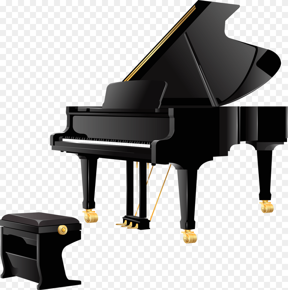 Piano, Grand Piano, Keyboard, Musical Instrument Free Png Download