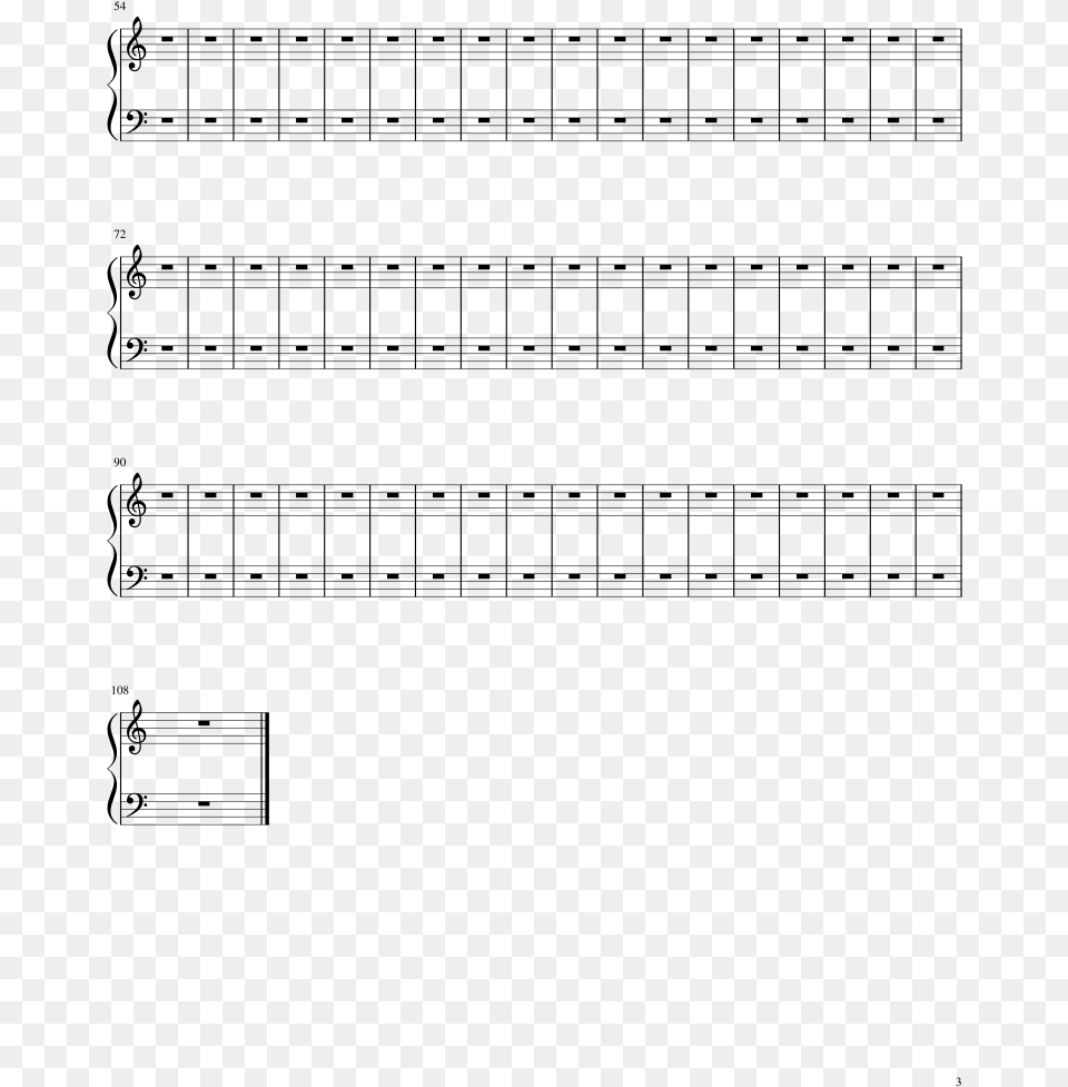 Piano Arrangement Sheet Music Composed By Supercell, Gray Png