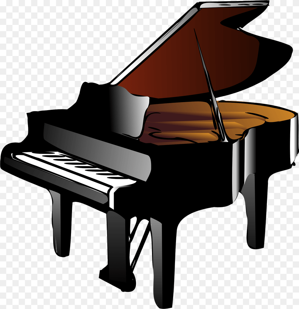 Piano Clipart, Grand Piano, Keyboard, Musical Instrument Png Image