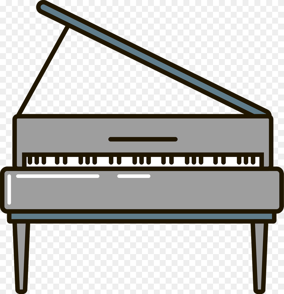 Piano Clipart, Grand Piano, Keyboard, Musical Instrument Png