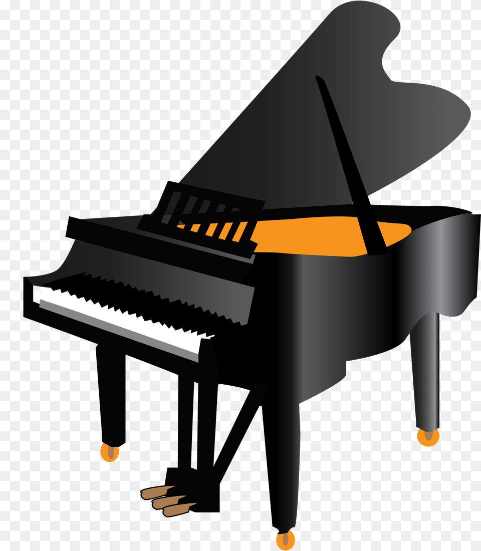 Piano Clipart, Grand Piano, Keyboard, Musical Instrument Png