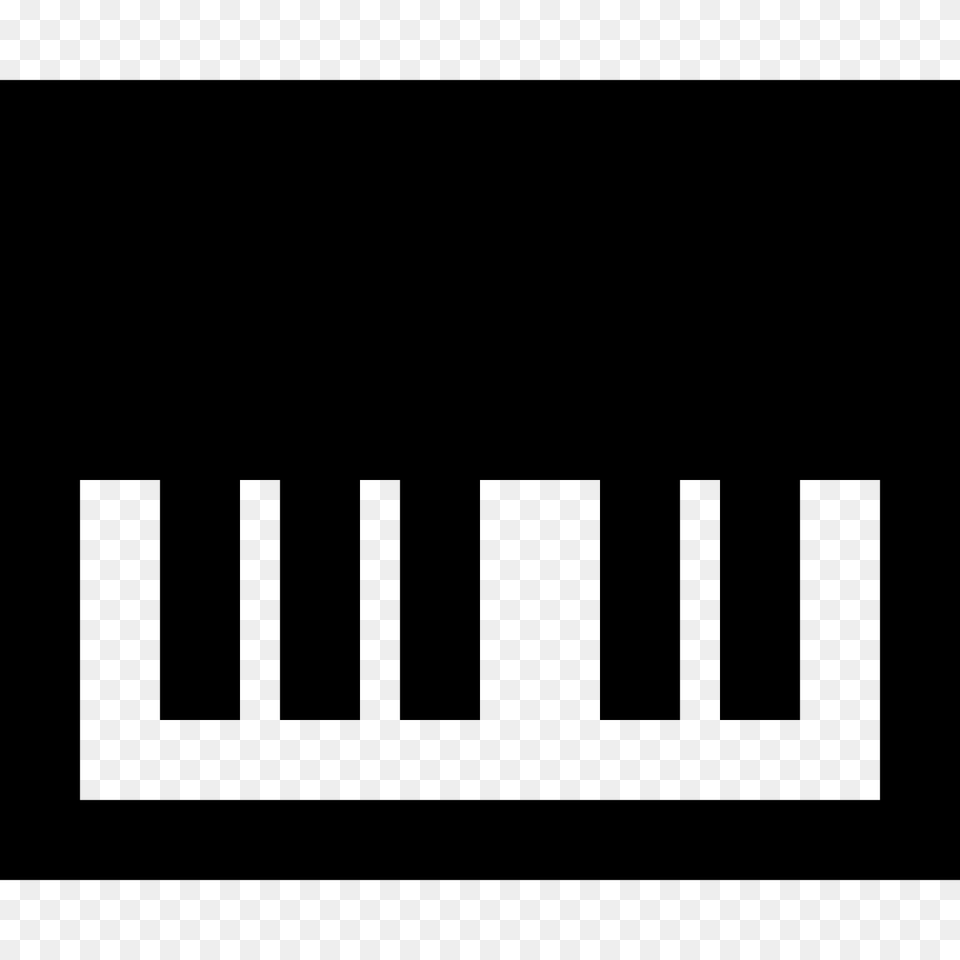 Piano Icon, Gray Png