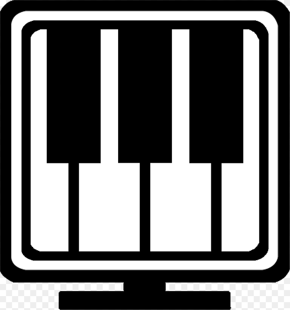 Piano Icon Clipart, Sign, Symbol Free Png