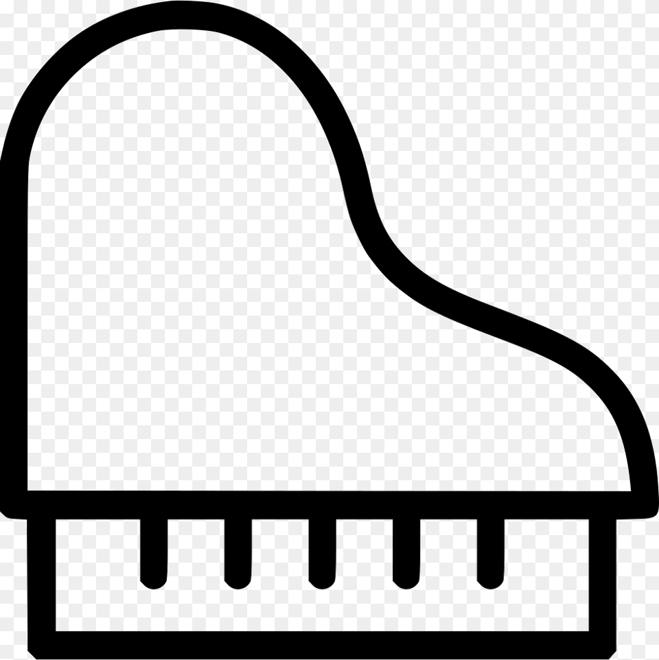 Piano Icon Download, Stencil, Brush, Device, Tool Free Png