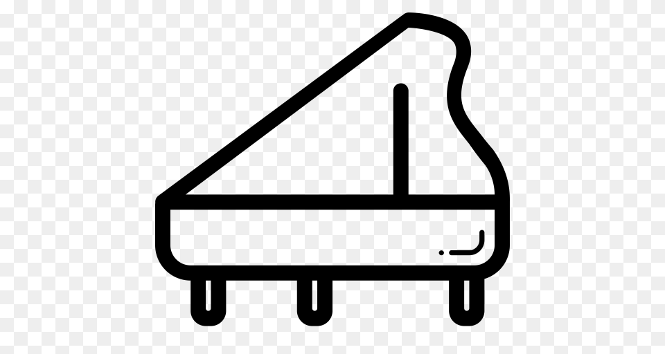 Piano Icon With And Vector Format For Free Unlimited Download, Gray Png Image