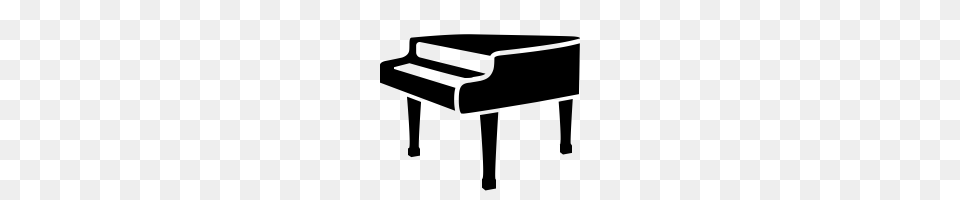 Piano Icons Noun Project, Gray Png