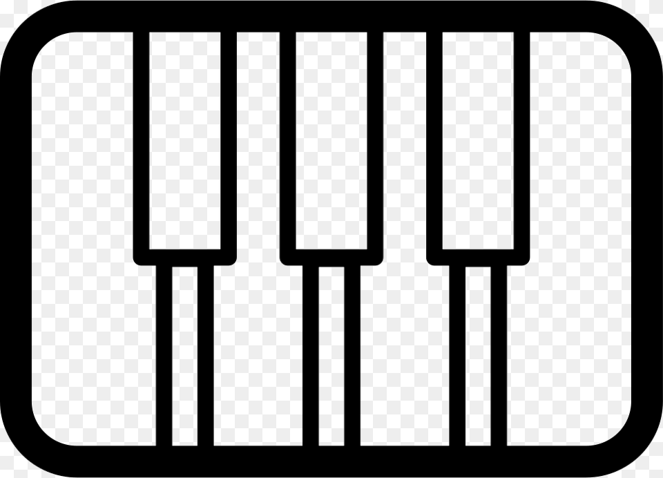 Piano Keys Icon Download, Cutlery, Fork Png