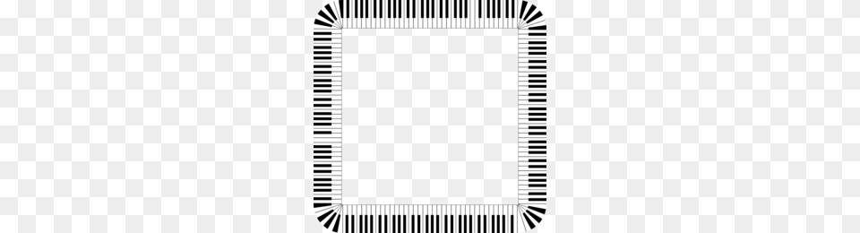 Piano Keys Square Clipart Musical Keyboard Clip Art, Home Decor Free Png Download
