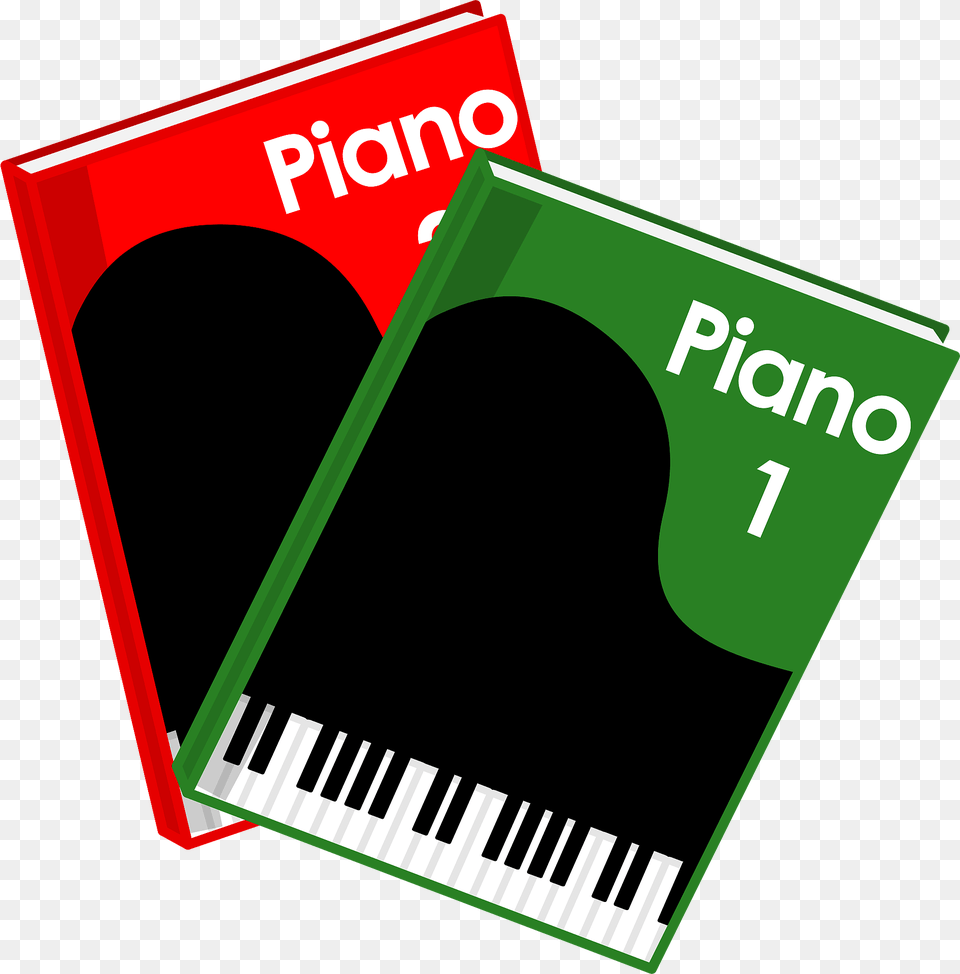 Piano Lesson Instruction Books Clipart, Advertisement, Poster, Text, Publication Png Image
