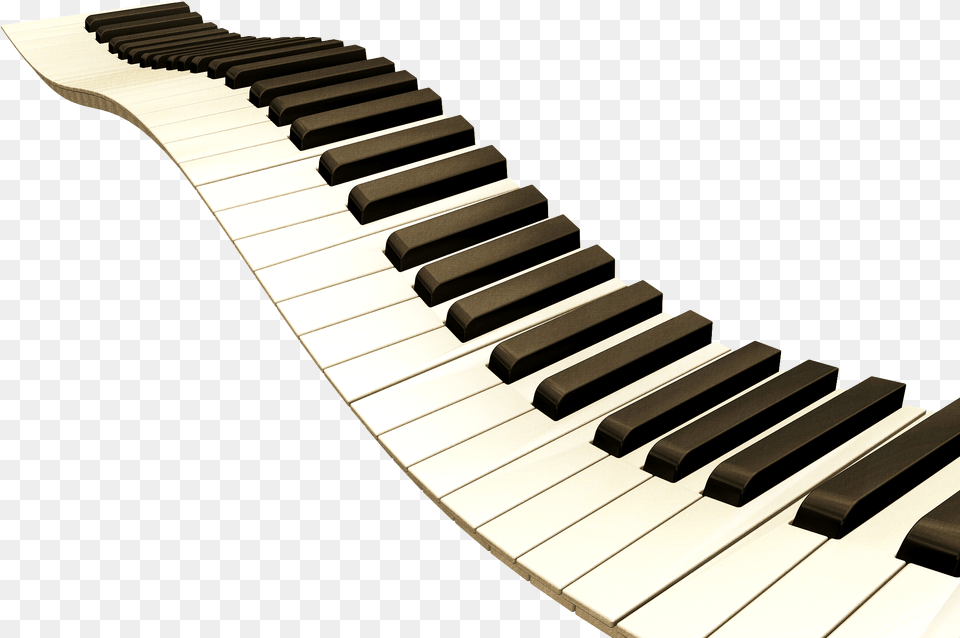 Piano Musical Keyboard Clip Art Wavy Piano Keys, Musical Instrument, Grand Piano Free Transparent Png