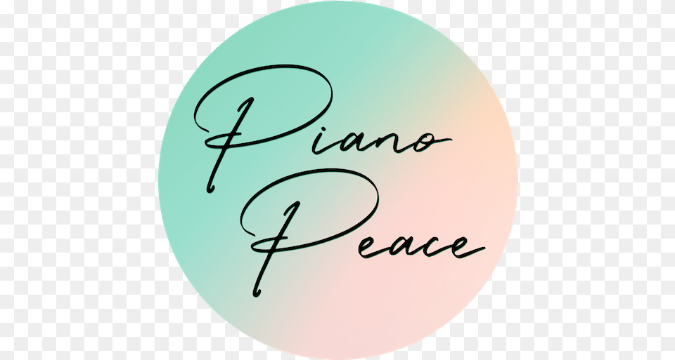 Piano Peace Logo 2019 U2013 Circle, Handwriting, Text, Disk Free Png