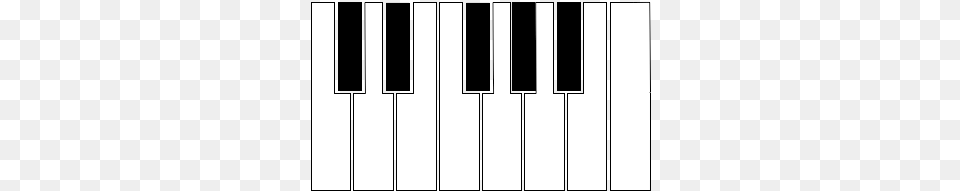 Piano Piano Stencil, Keyboard Free Transparent Png