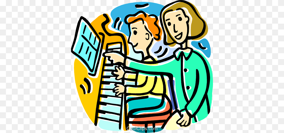 Piano Practice Clip Art Music Teacher Clip Art, Photography, Baby, Person, Face Free Png Download