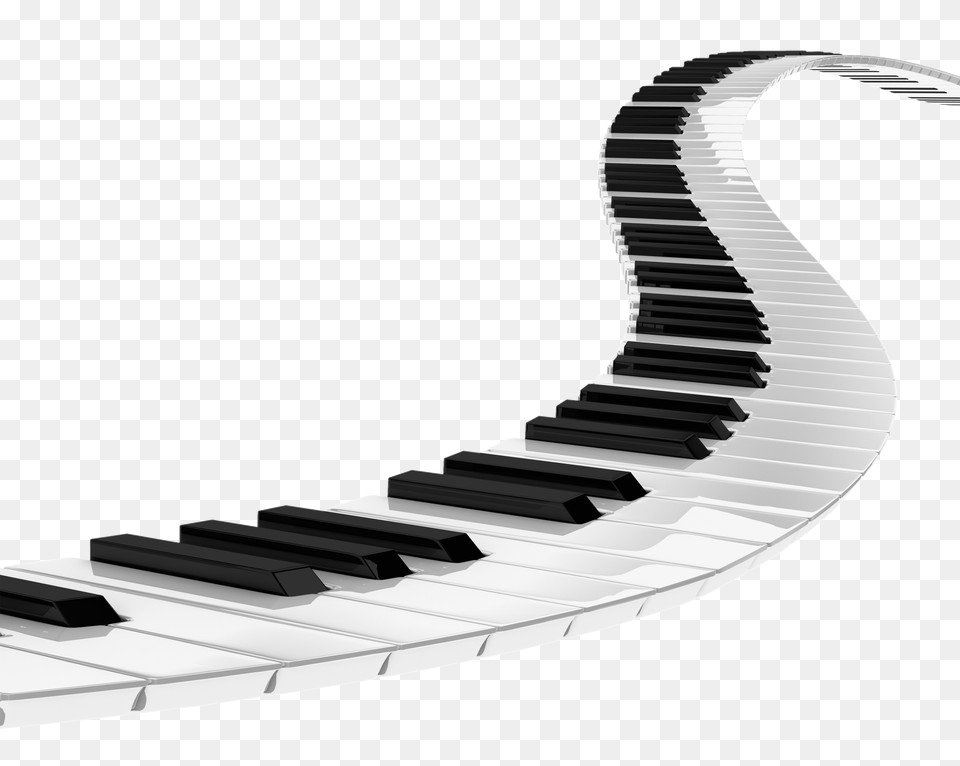 Piano Spiral Transparent, Keyboard, Musical Instrument Free Png Download